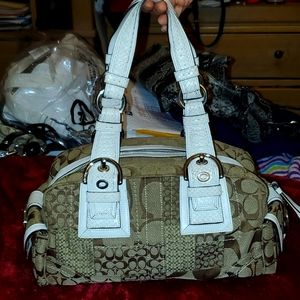 Coach Printed Logo Satchel